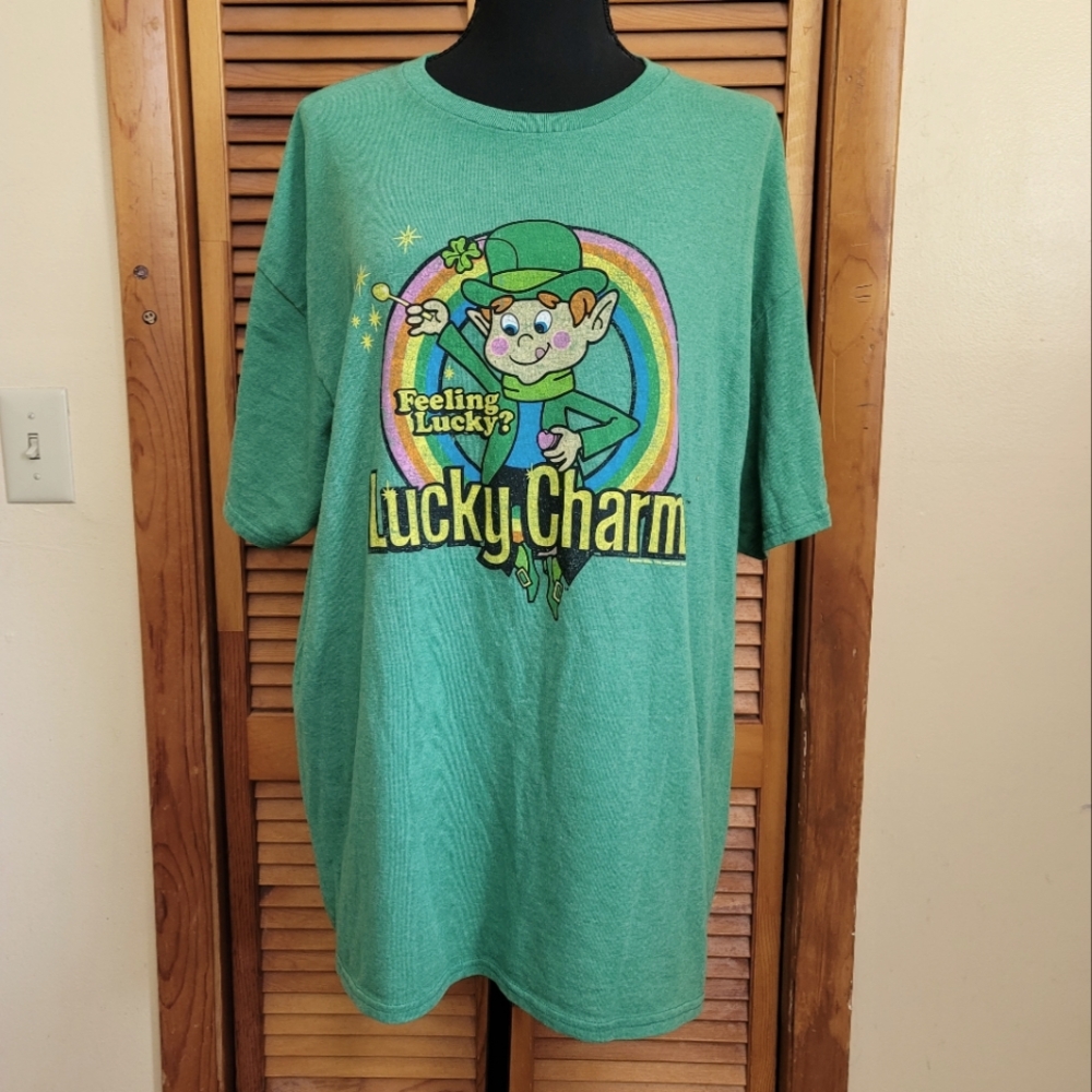 NWOT Lucky Charms Leprechaun Tee Size XL